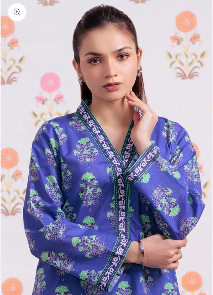 Royal blue lawn kurti on Instagram
