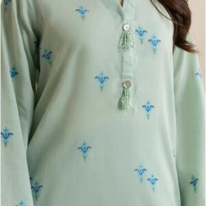 Zellbury 2-Piece Lawn Jacquard Shirt & Trouser - Mint Green